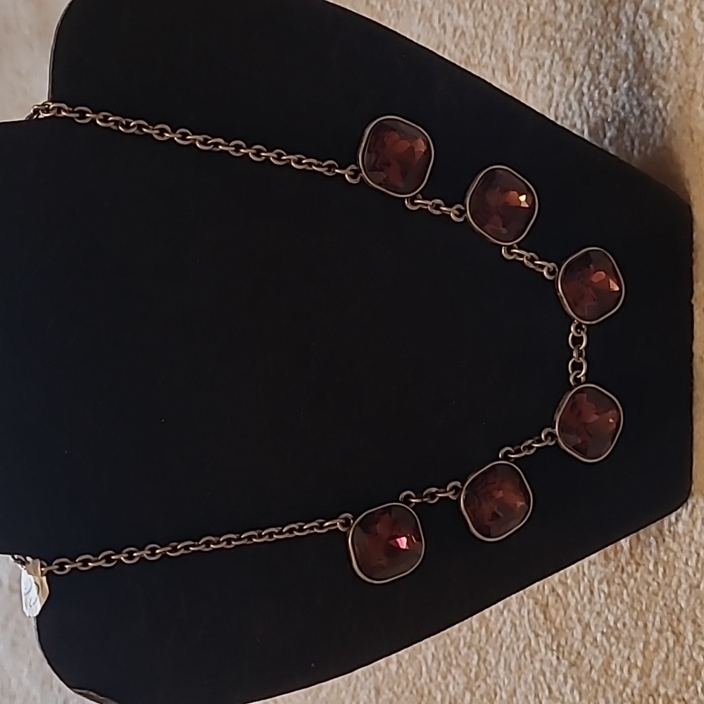 Purple Crystal Necklace